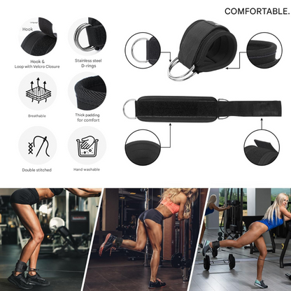 Resistance Bands for Powerful Glute Workouts - FlexLift-Black-Nora Luxe