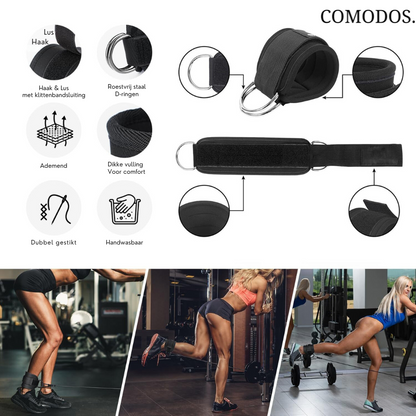 Resistance Bands for Powerful Glute Workouts - FlexLift-Black-Nora Luxe