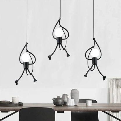 Retro Ceiling Lamp FunPop - PlayGlow-1 Light Bulb-Nora Luxe