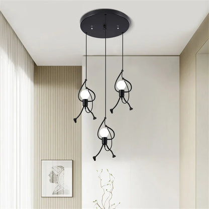 Retro Ceiling Lamp FunPop - PlayGlow-1 Light Bulb-Nora Luxe