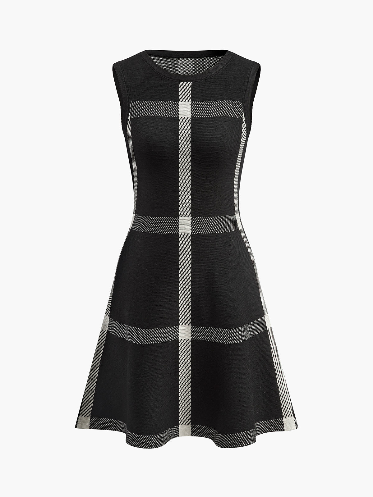 Classic Plaid Summer Tank Dress