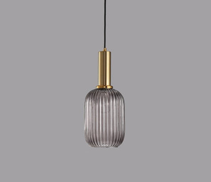Retro Glass Pendant Lamp - ColorVibe-Brown-A-Nora Luxe