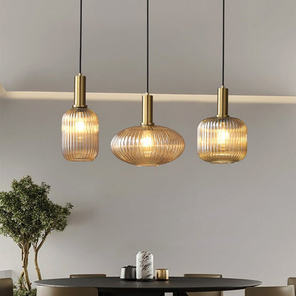 Vintage Style Glass Hanging Light - Pexav
