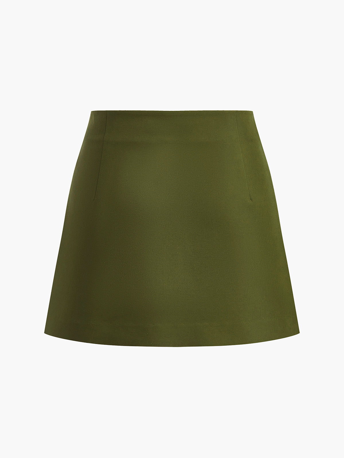 Classic High Waist Flared Mini Skirt