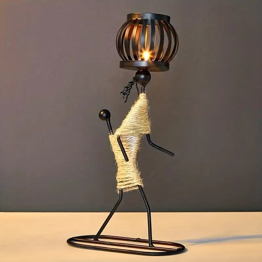 Classic Elegant Metal Candle Holder - Pexav