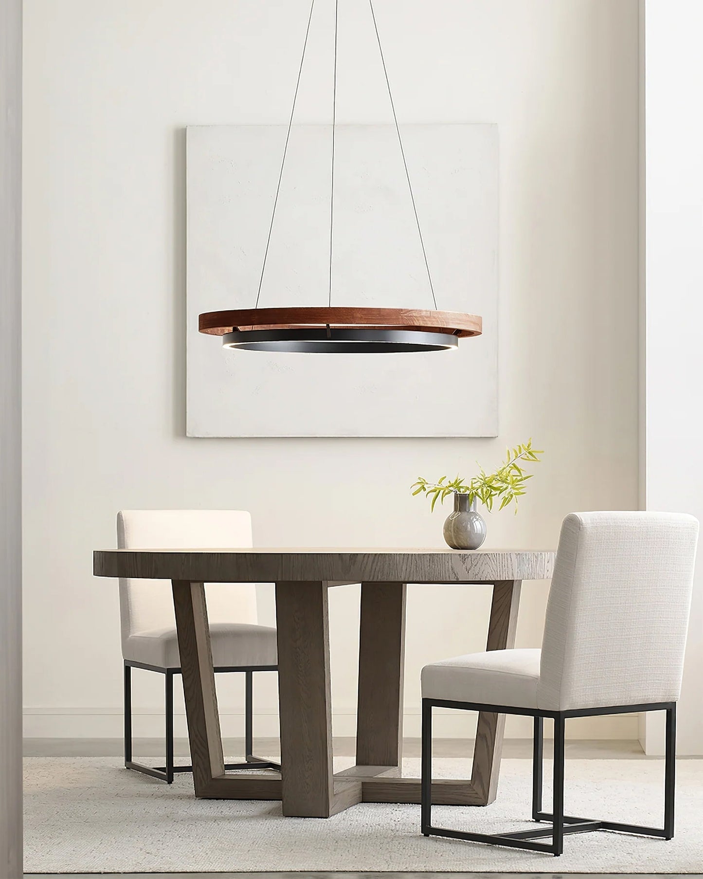 Stylish Double Ring LED Ceiling Light Fixture