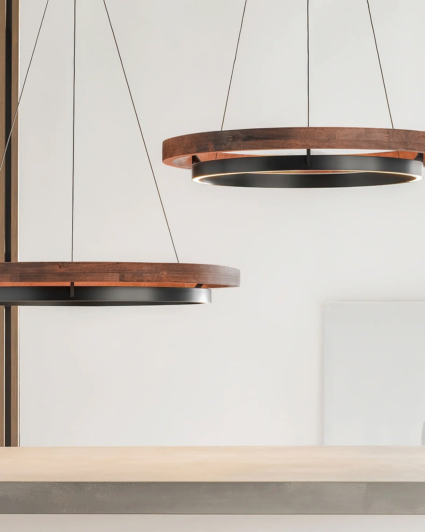 Stylish Double Ring LED Ceiling Light Fixture