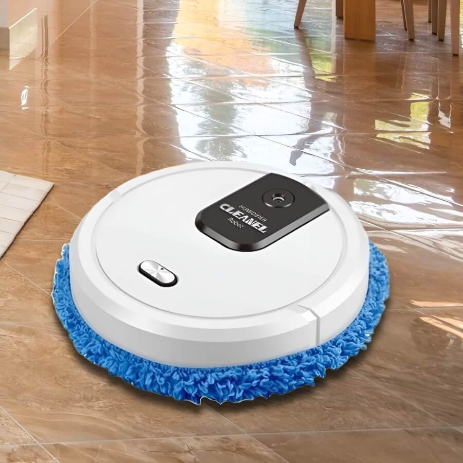 Robot Mop for Home Use - CleanBot-Black-Nora Luxe