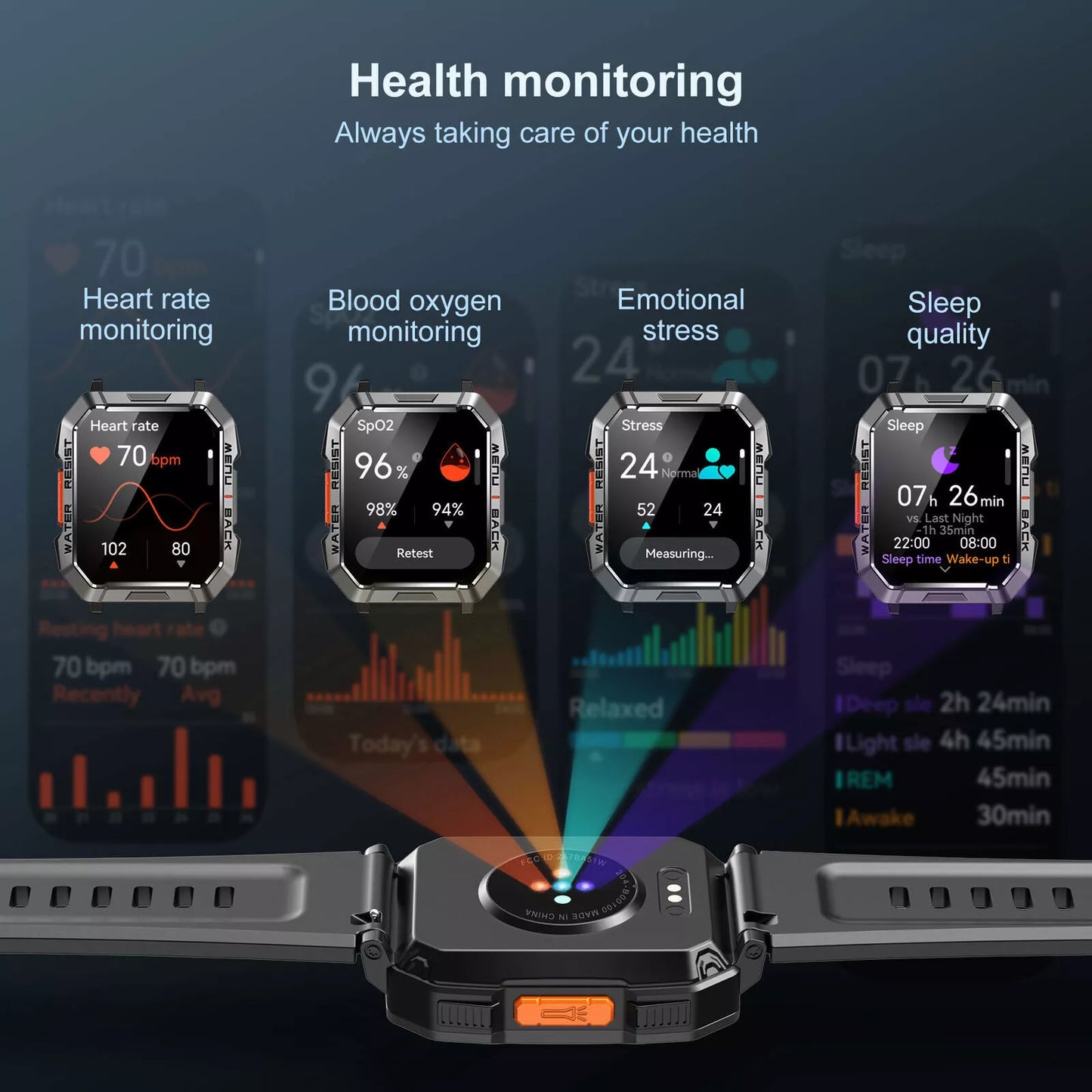 Robust Smartwatch for Adventurers - TrailMate-Nora Luxe