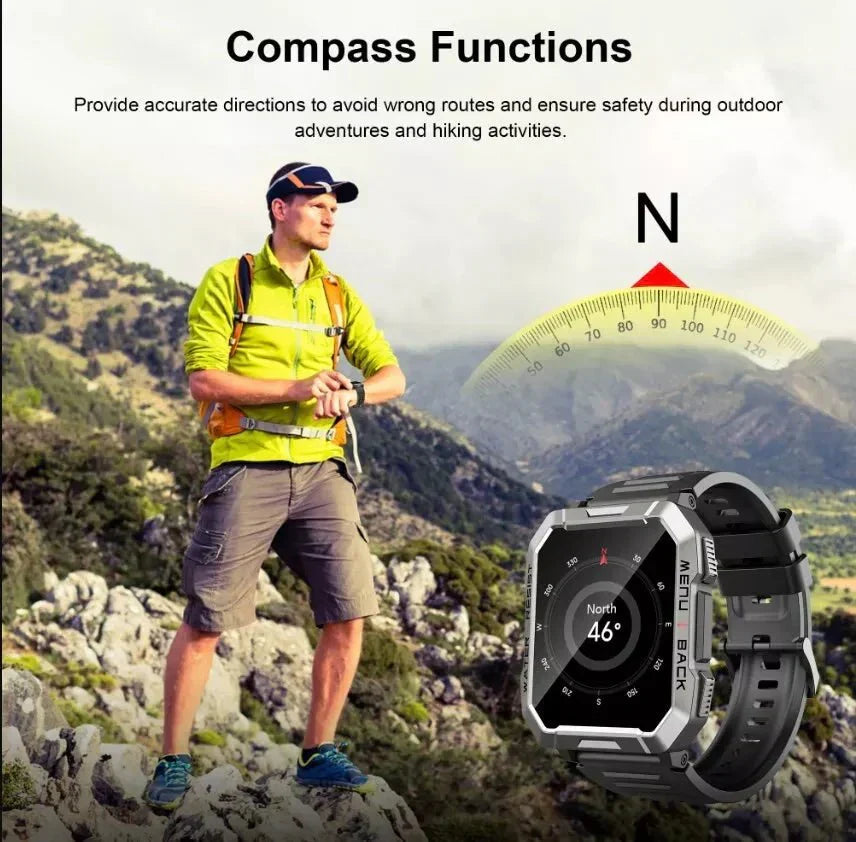 Robust Smartwatch for Adventurers - TrailMate-Nora Luxe