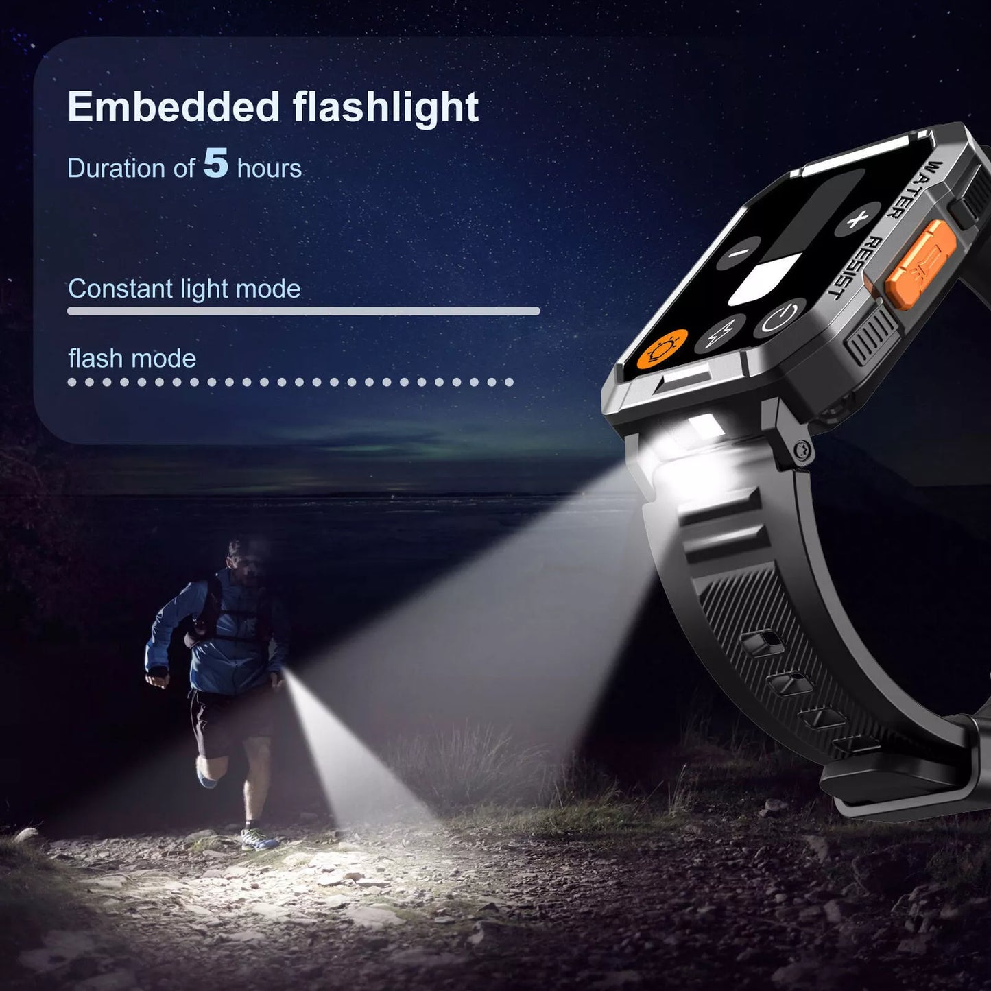 Robust Smartwatch for Adventurers - TrailMate-Nora Luxe