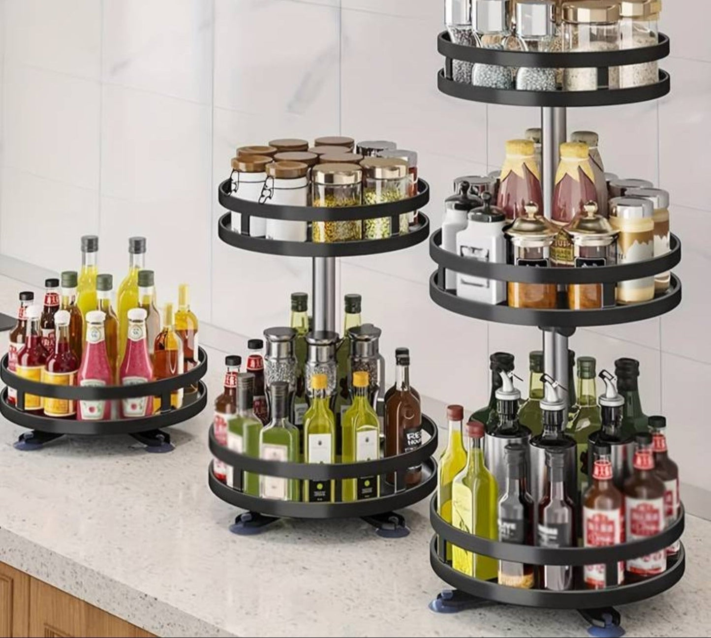 Adjustable 360 Degree Shelf Organizer - Pexav