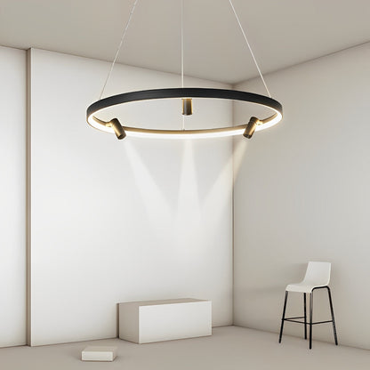 Unique Circle Pendant LED Ceiling Light Lamp - Pexav