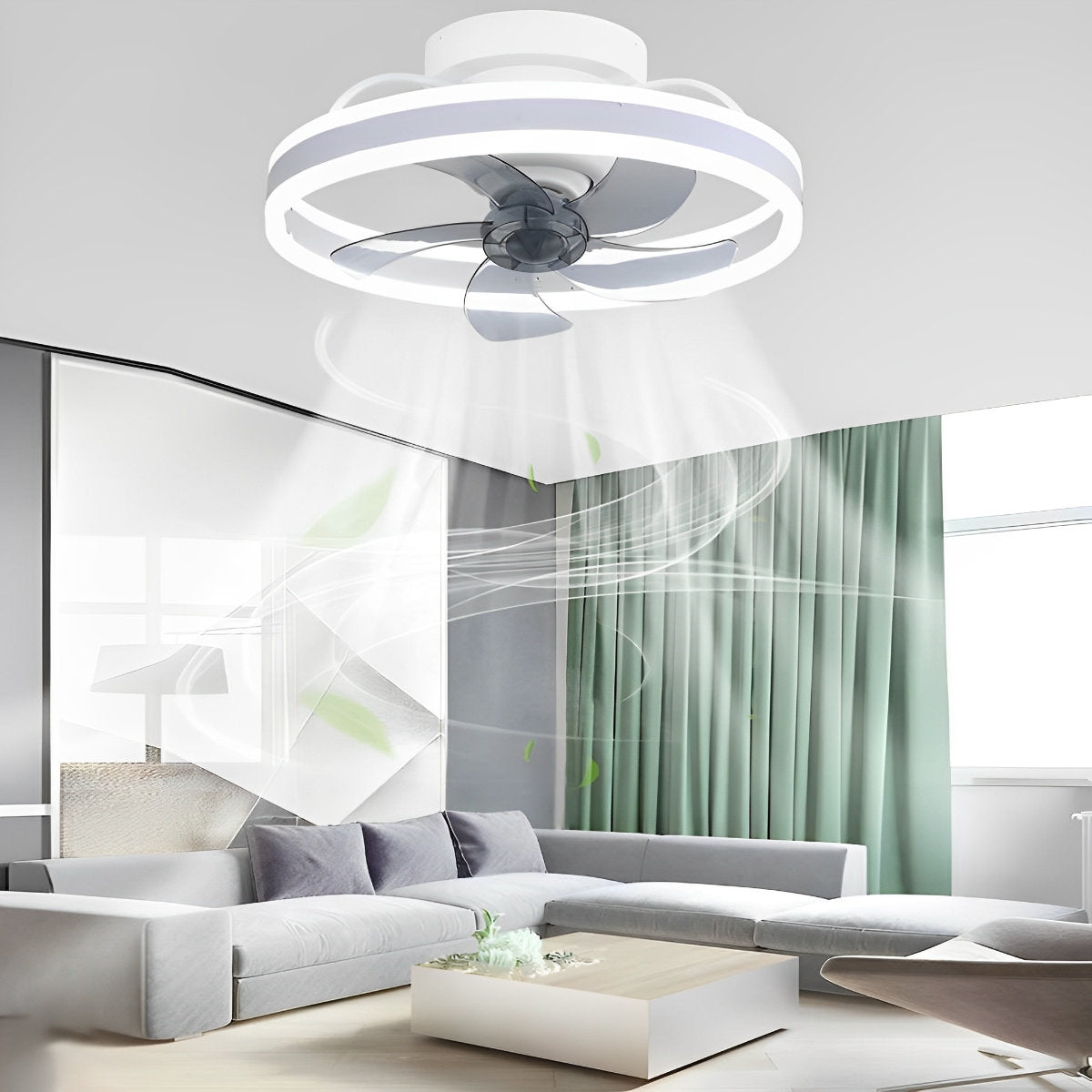 Adjustable Brightness 360 Spin LED Contemporary Ceiling Light