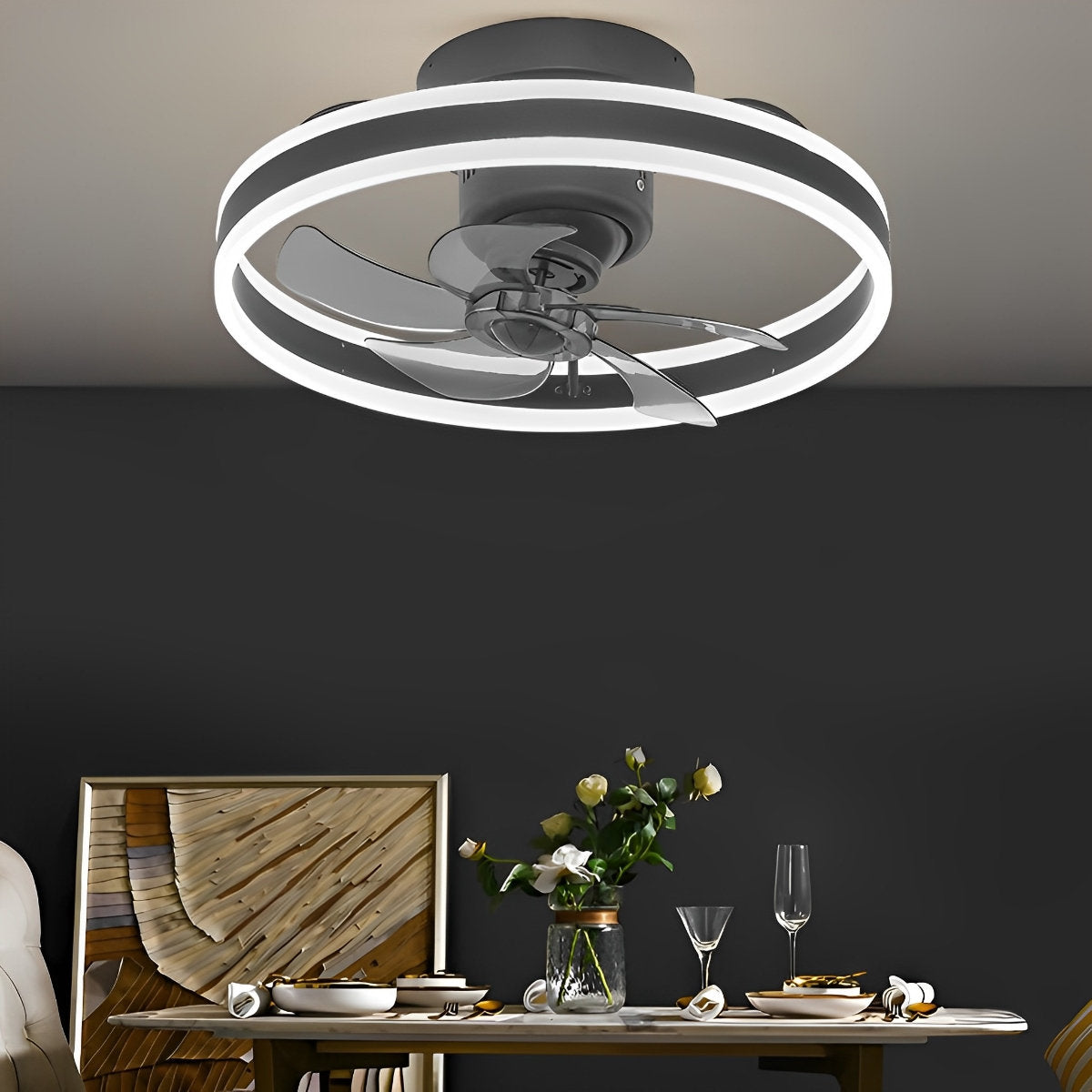 Adjustable Brightness 360 Spin LED Contemporary Ceiling Light