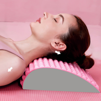 Rug stretcher for Relaxation and Better Posture - BackEase-Pink-Nora Luxe