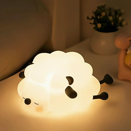 Fun Kids Nightlight - Colorful Soft Lamp with Rechargeable Battery