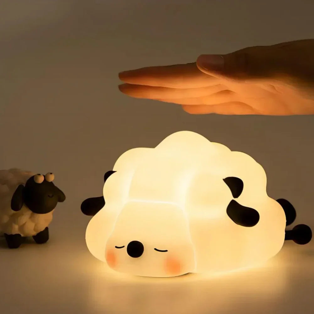 Fun Kids Nightlight - Colorful Soft Lamp with Rechargeable Battery