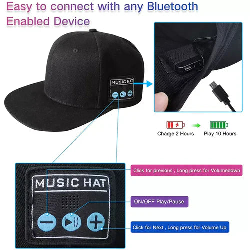 Wireless Bluetooth Sports Hat