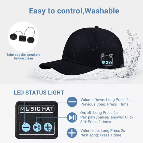 Wireless Bluetooth Sports Hat