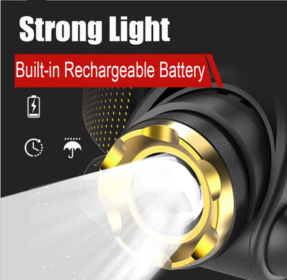 Bright Rechargeable Zoom Headlamp