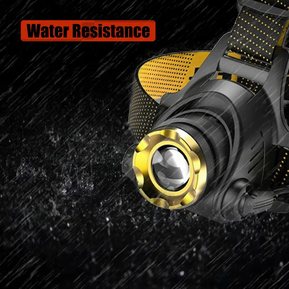 Bright Rechargeable Zoom Headlamp