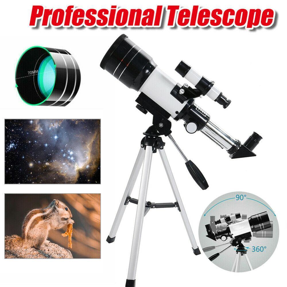 70mm Astronomical Refractor Telescope With Tripod - Until Times Up