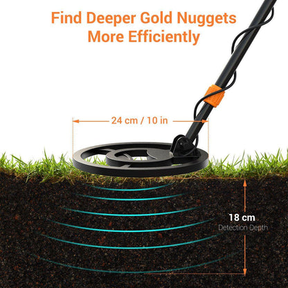 Accurate Handheld Gold Finder Metal Detector