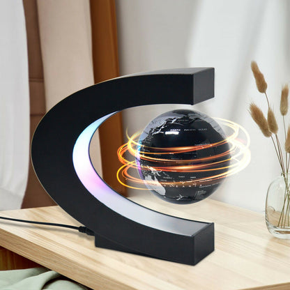 Sleek Glass Orb Table Lamp