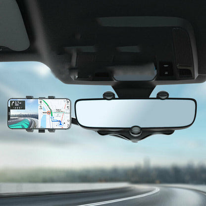 Adjustable Car Phone Mount Rear View Mirror Holder