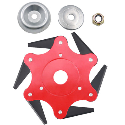 Heavy Duty Steel Trimmer Weed Cutter Blade Attachment