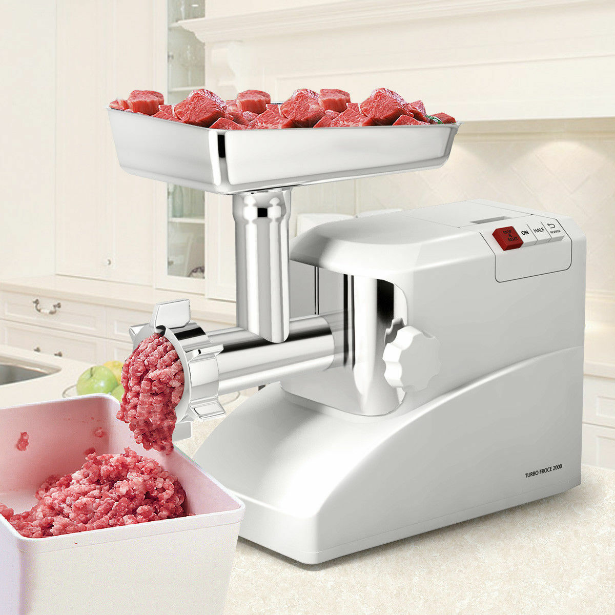 Compact Electric Meat Grinder for Home Kitchen Use - Pexav