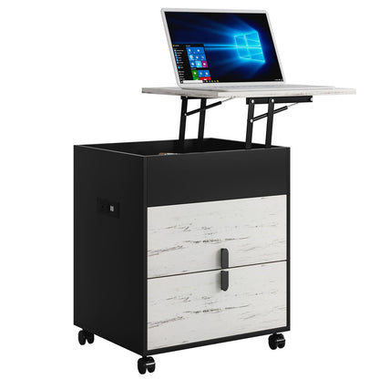 Sturdy Wooden Desk Bedside Computer Table