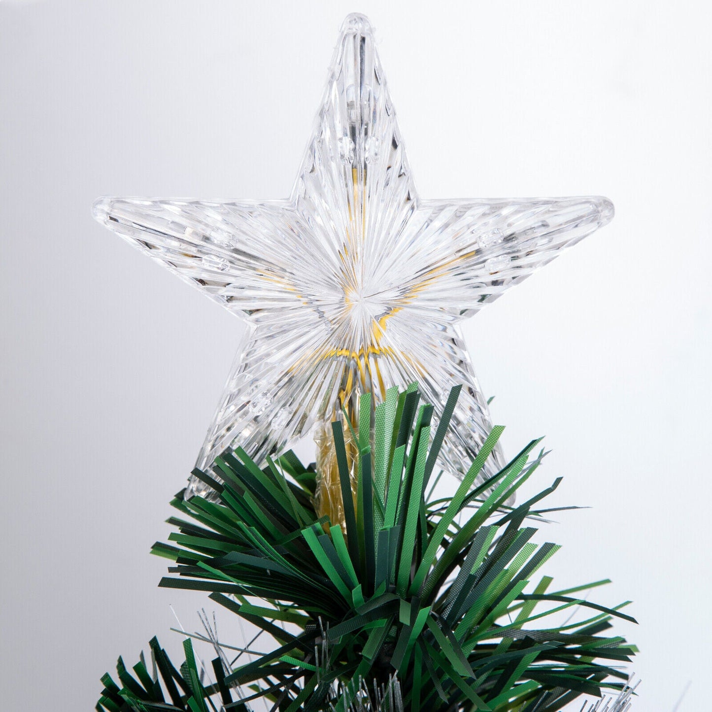 Tall Deluxe Pre-Lit Snowy Christmas Tree