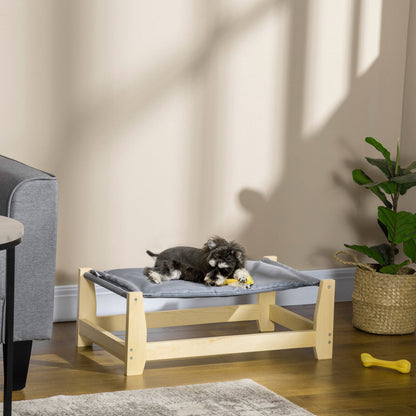 Cozy Wooden Pet Elevated Bed - Pexav