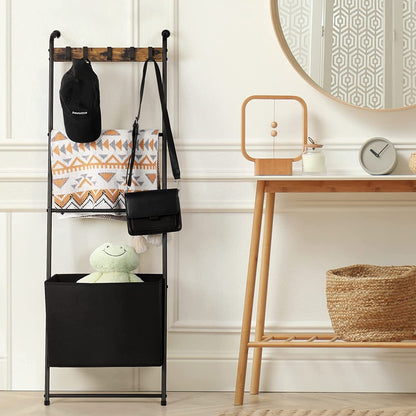 Space Saving Foldable Blanket Storage Ladder Rack