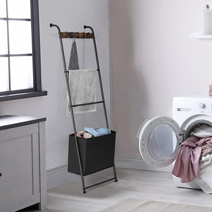 Space Saving Foldable Blanket Storage Ladder Rack