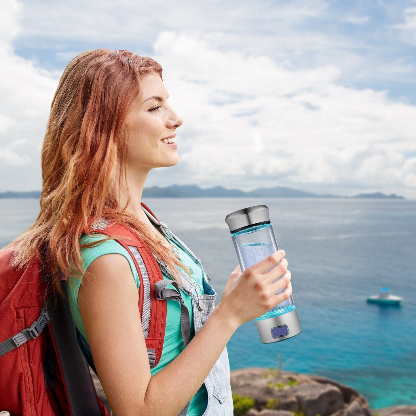 Compact Alkaline Water Purifier Bottle Filter