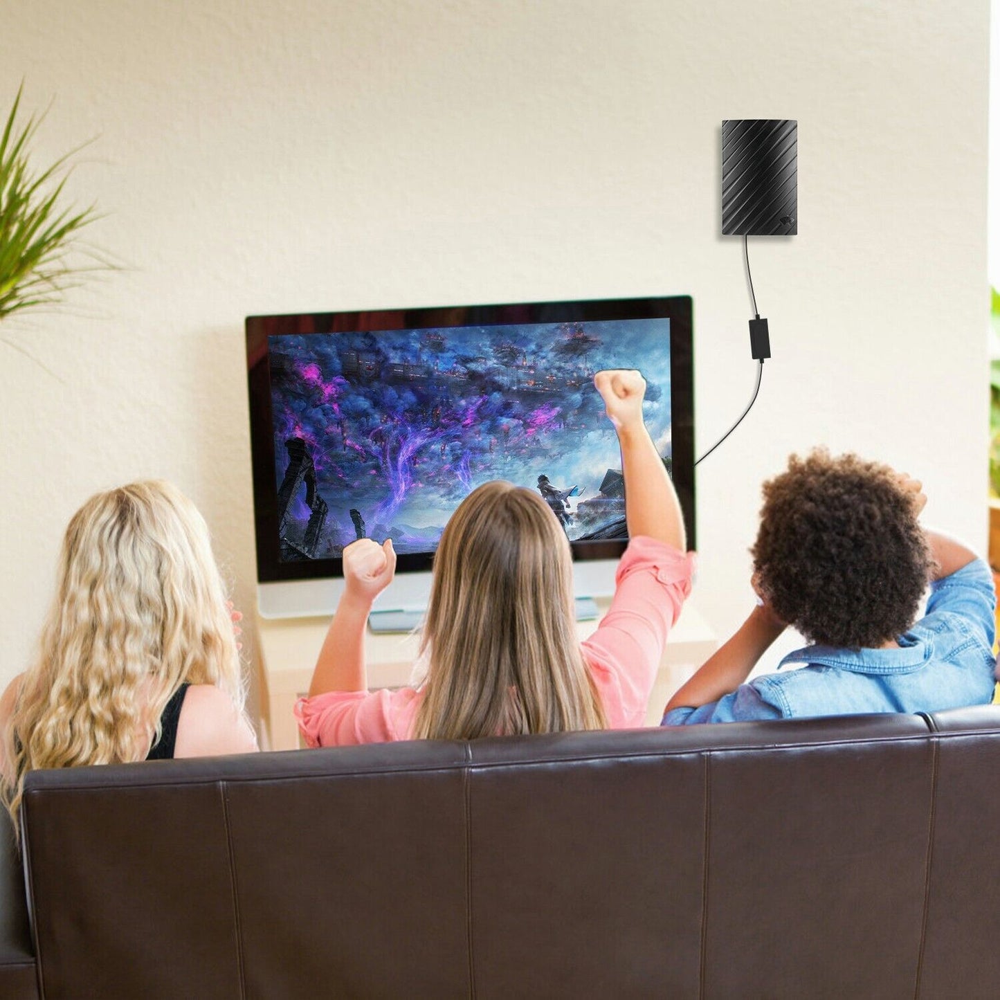 Strong Signal HD TV 4K Indoor Antenna 600 Mile Range