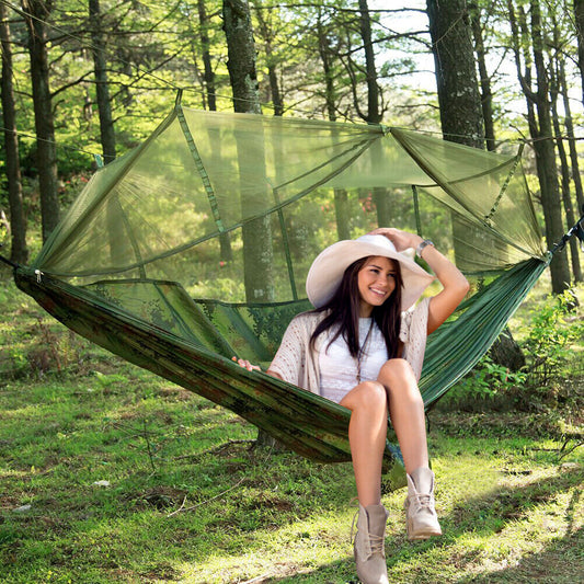 Compact 2 Person Waterproof Camping Hammock Tent Shelter - Pexav