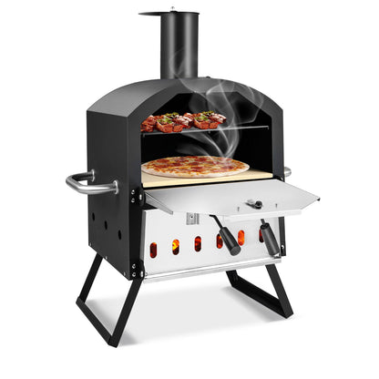 Big Wood Burning Outdoor Pizza Cooker for Backyard
