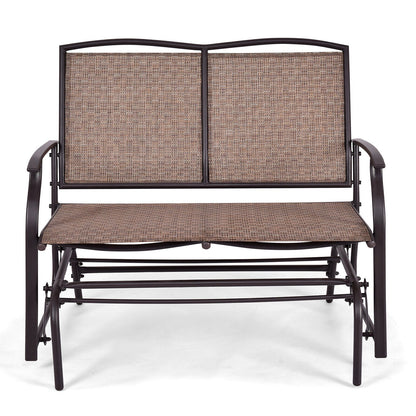 Comfortable Patio Glider Bench for Two