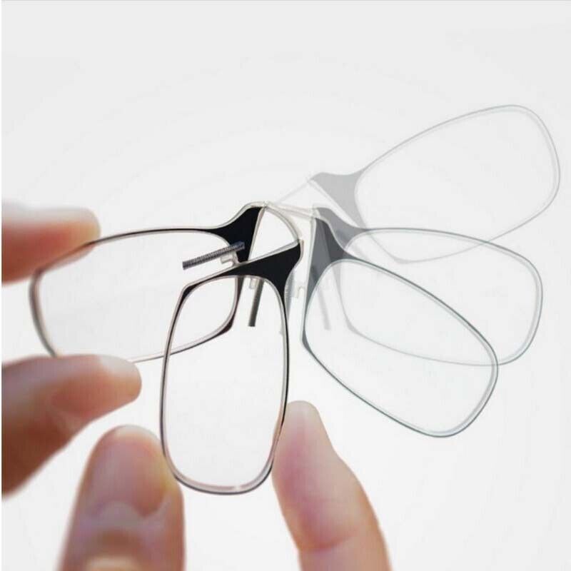 Soft Grip Slim No Slip Clip On Reading Glasses