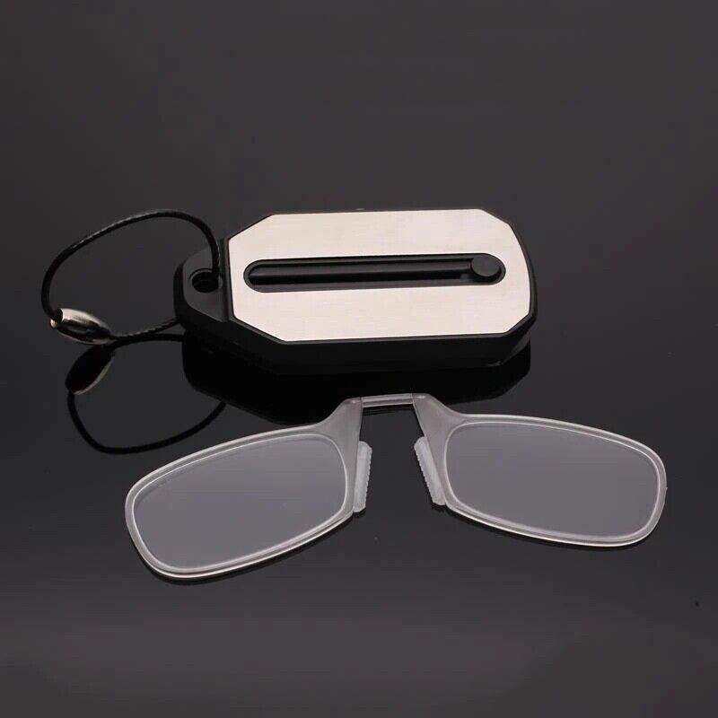 Soft Grip Slim No Slip Clip On Reading Glasses