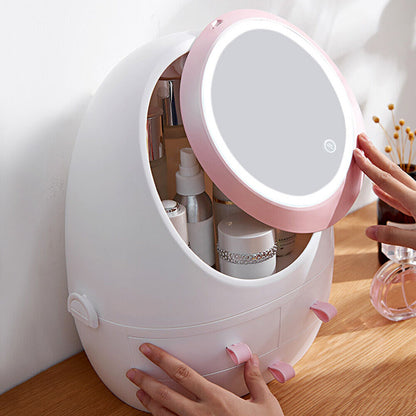 Travel Compact Makeup Mirror Storage Case - Pexav