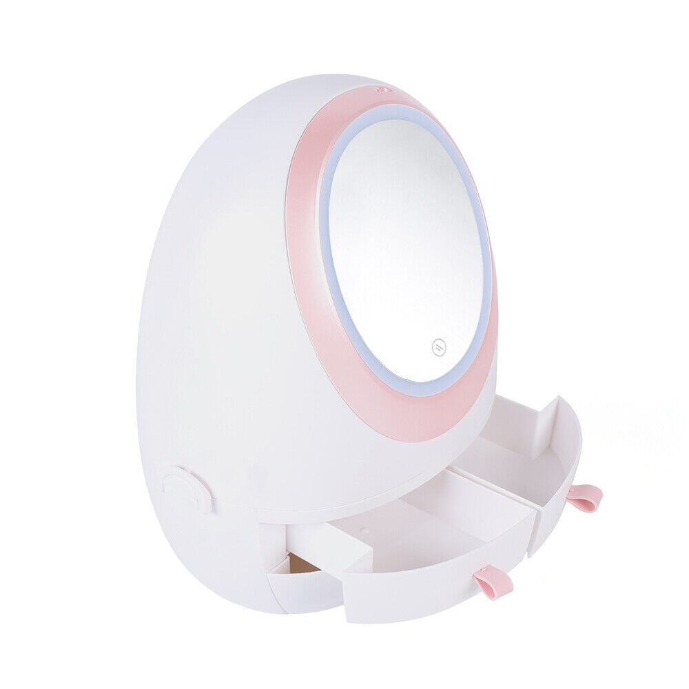 Travel Compact Makeup Mirror Storage Case