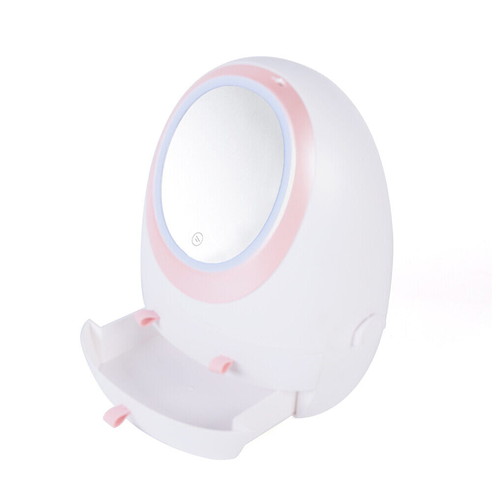 Travel Compact Makeup Mirror Storage Case