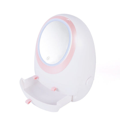 Travel Compact Makeup Mirror Storage Case