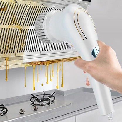 Fast Spin Brush Cleaner for Bathroom and Kitchen