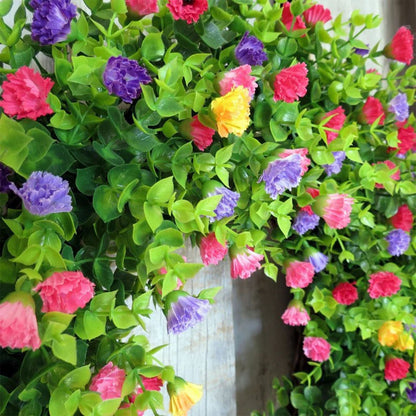 Vibrant Spring Floral Door Wreath Arrangement
